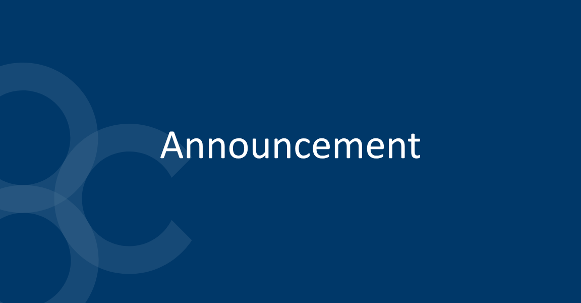 Media Release - CCC Welcomes new Deputy Commissioner