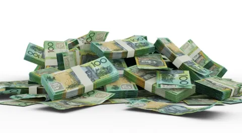 Stack of Australian Dollars